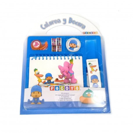 Colorea Y Decora Pocoyo