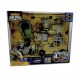 Bl7504 Gomon + Jeep + Helicoptero Con Moto Y Muñecos