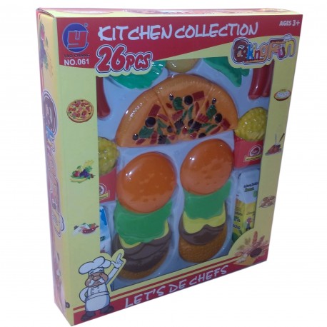 Ab-01719 Juego De Cocina X 22 Piezas Caja