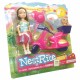 Ab-10263 Muñeca Con Su Moto X 5 Piezas Blister