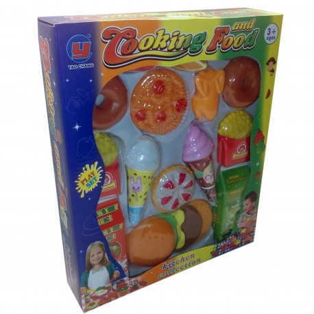 Ab-01718 Juego De Cocina X 16 Piezas Caja