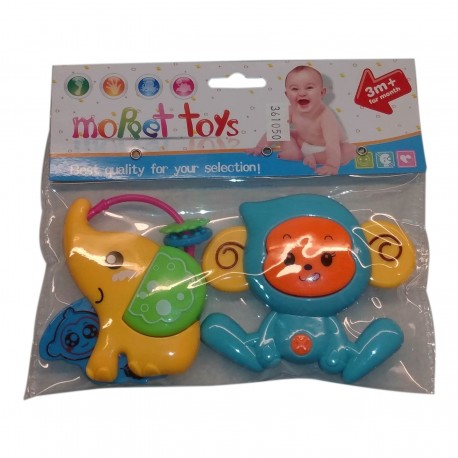 Ab-01740 Sonajeros X 2 Piezas Bolsa