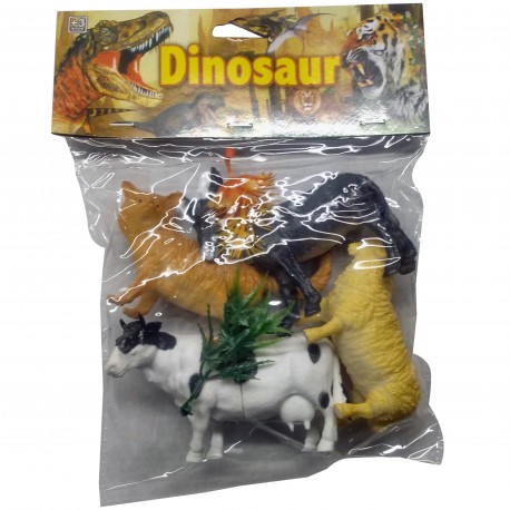 Ab-10026 Animales Selva X 6 Piezas Bolsa