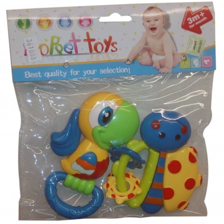 Ab-01739 Sonajeros X 2 Piezas Bolsa