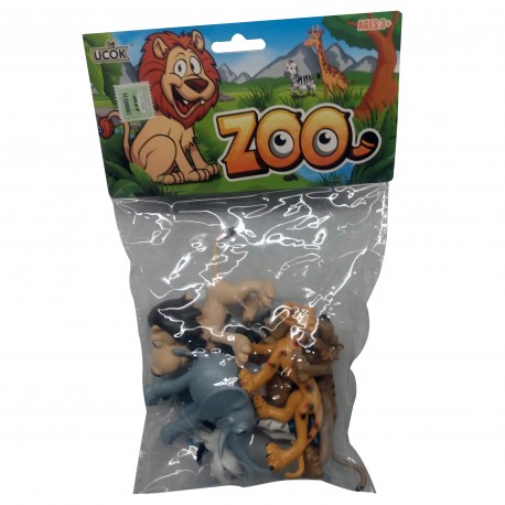 Ab-10282 Animales Infantiles X 6 Piezas Bolsa