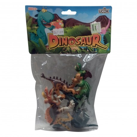 Ab-10283 Dinosaurios Infantiles X 6 Piezas Bolsa