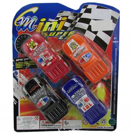 Auto A Friccion X 4 En Blister 1488050