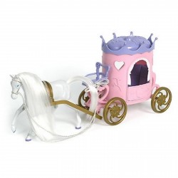Carruaje Para Princesa Con Caballo Hwa180559 25 Cm Encaja Visora