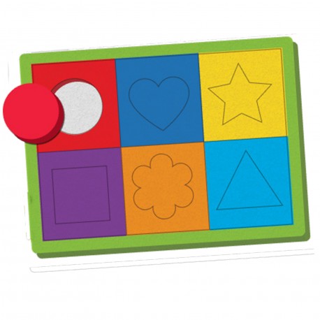 304 Formas Y Colores Fichas De Goma Eva