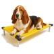 C90-6 Cama Catre Perros Grande Amarillo 65 X 90 Cm Ploppy-Pets