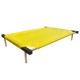 C90-6 Cama Catre Perros Grande Amarillo 65 X 90 Cm Ploppy-Pets