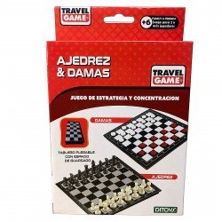 3028 Ajedrez & Damas Travel Game