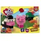 01-0272 Blokoco Granja 37 Pz Con Ruedas Y Stickers