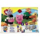 01-0272 Blokoco Granja 37 Pz Con Ruedas Y Stickers