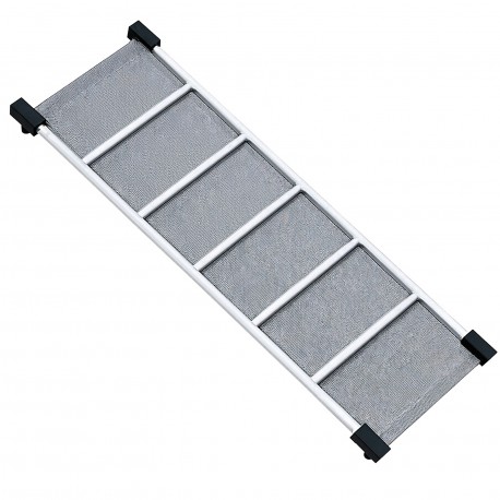 412 Rampa De Apoyo De Aluminio 92 X 34 X 3 Cm Gris