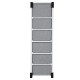 412 Rampa De Apoyo De Aluminio 92 X 34 X 3 Cm Gris