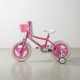 10007 Bicicleta Saya Rosa Rodado 12 Canasto