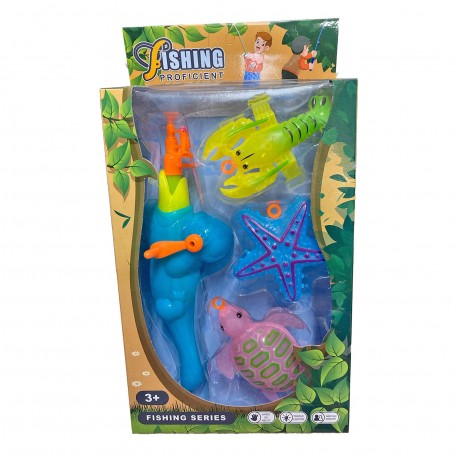 Bl6919 Juego Pesca 37.5 X 7.3 X 25 Cm