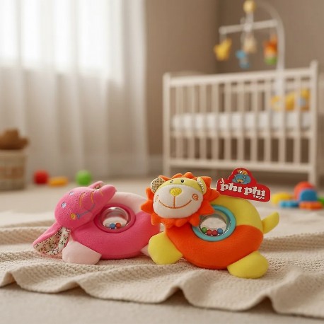 2417 Animales Con Cupula Sonajero 4 Modelos