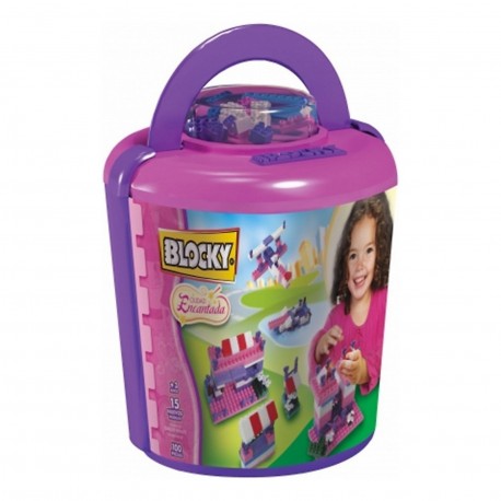 01-0629 Blocky Balde Encantada 100 Piezas